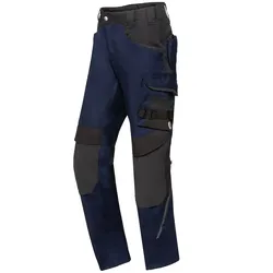 Bundhose "1825-032" Bplus Modern Stretch - 64 - nachtblau/schwarz