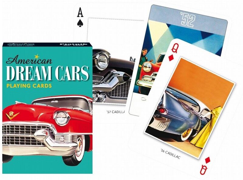 Jeu de 55 cartes American Dream Cars - Piatnik