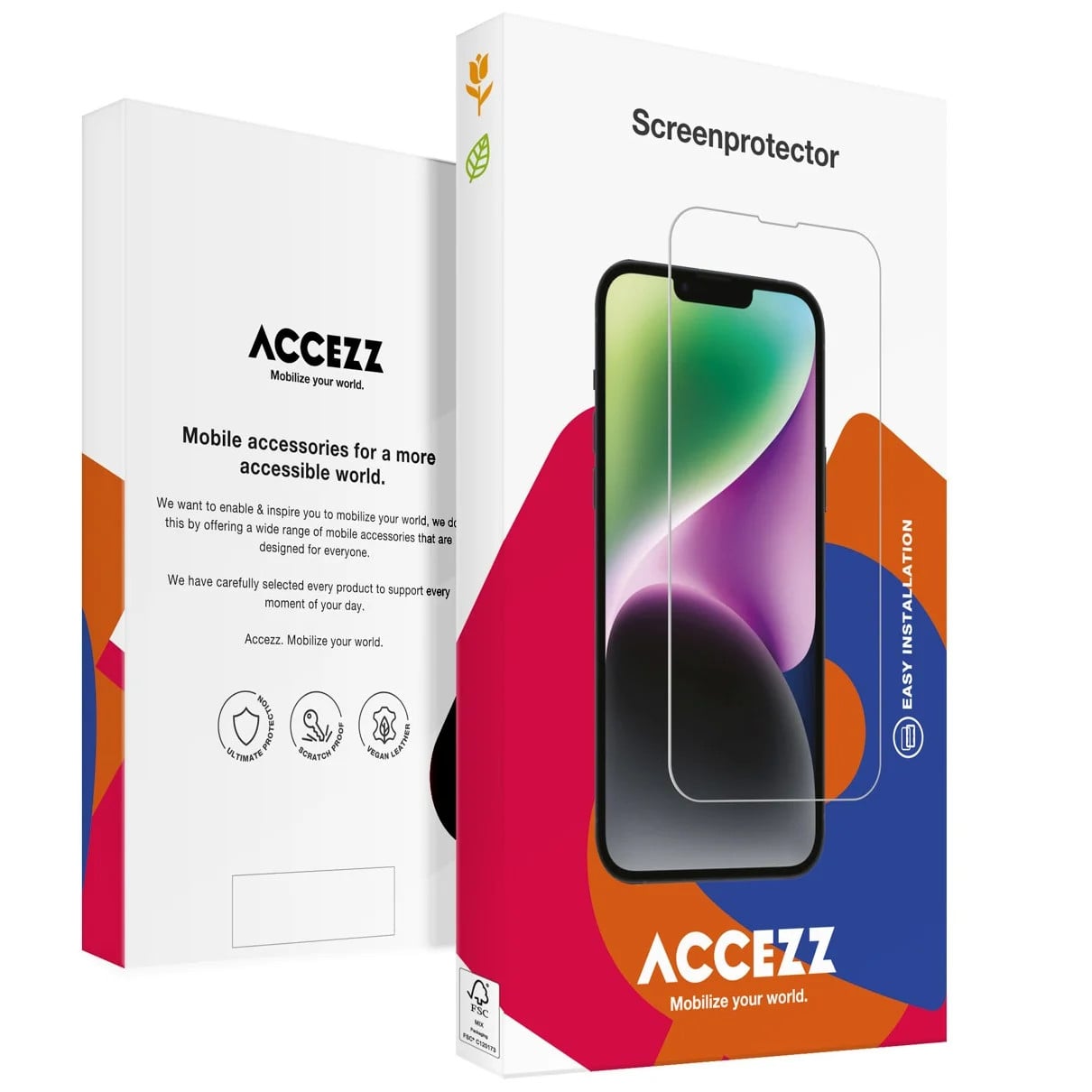 Accezz Gehard Glas Screenprotector voor Samsung Galaxy A25, Transparant