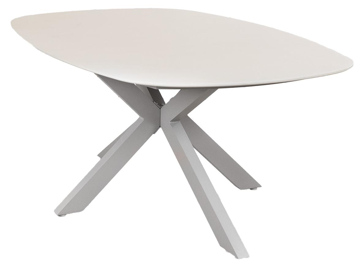Gartentisch Barletta | 180x115 | Camel/Sandstone | Aluminium & Kunststoff