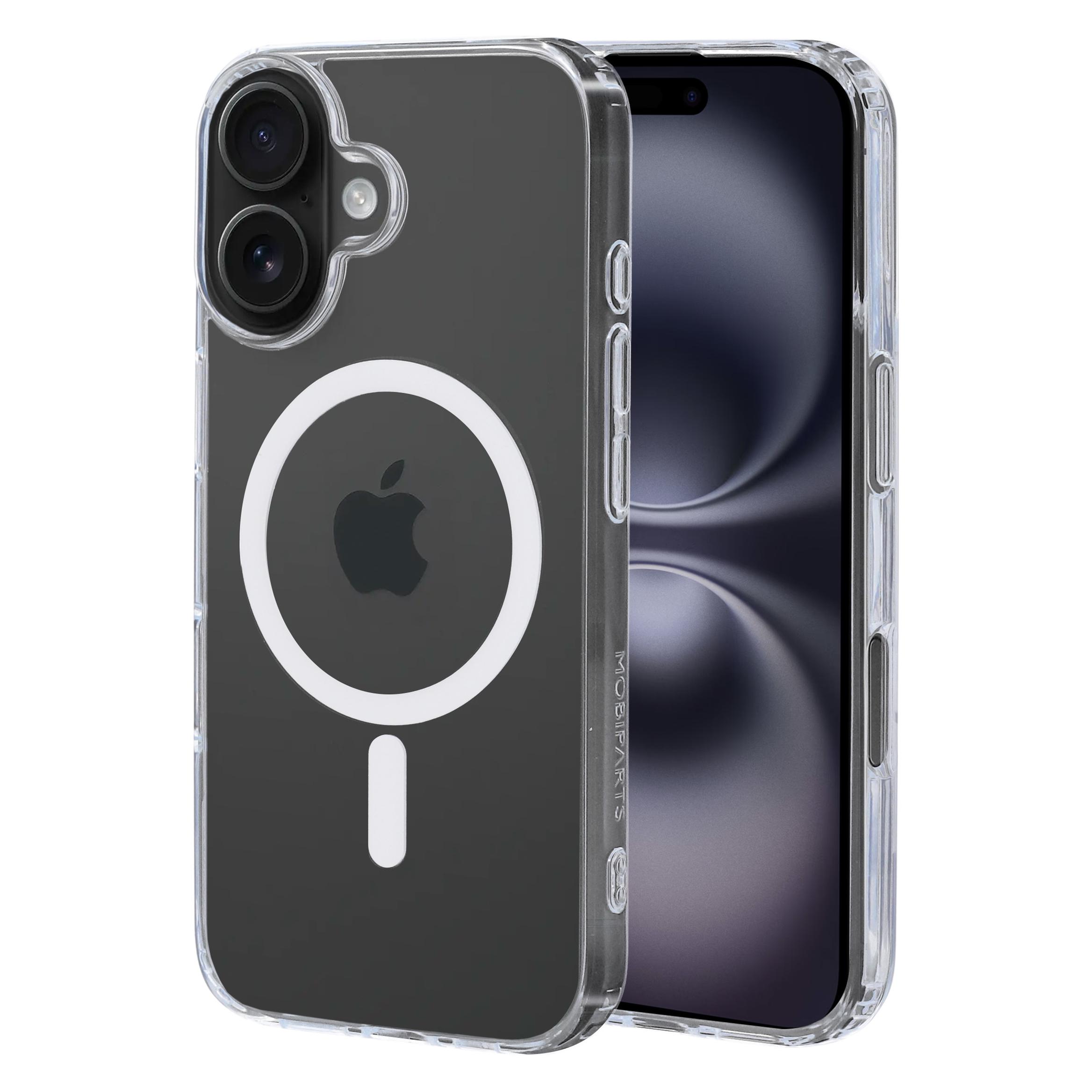 Mobiparts Hardcover Apple iPhone 16 Clear (Magsafe Compatible) (Apple iPhone 16) (MP-127197)