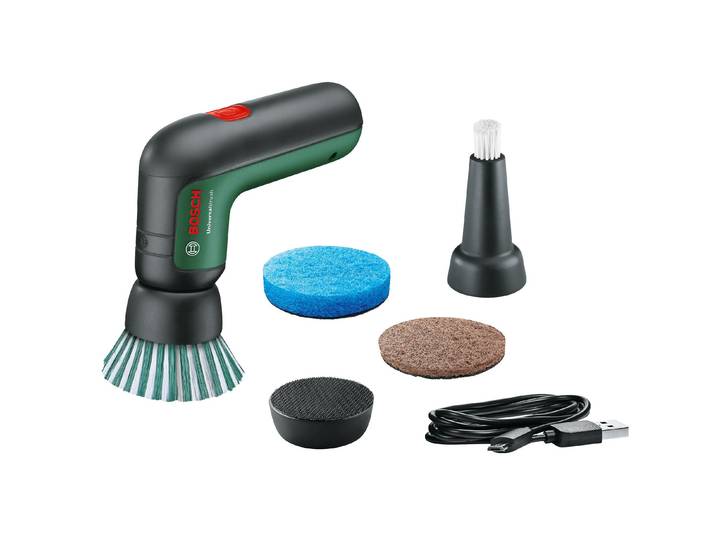 Reinigungsbürsten-Set BOSCH Universal , schwarz, B:4,5cm H:10cm L:14cm, Kunststoff, Reinigungsbürsten, Reinigungsbürsten-Set