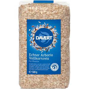 Davert Reis Echter Arborio Vollkornreis, BIO, Mittelkorn, lose, 500 g