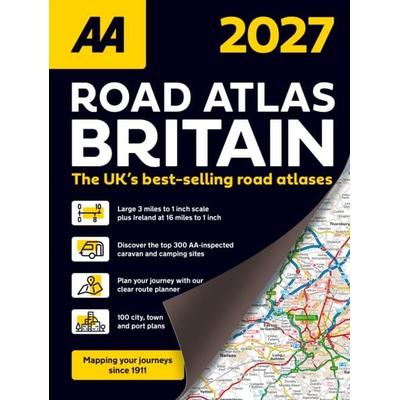 Road Atlas Britain 2027, Taschenbuch von , Automobil Association, 978-0-7495-8456-6