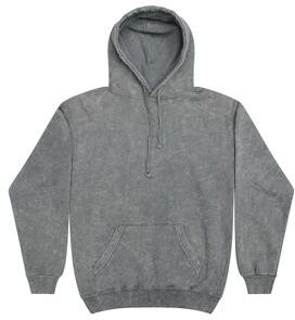 Tie-Dye CD8300 Mineral Wash Fleece Pullover T-Shirt in Grey size XL   Cotton/Polyester Blend 8300, T8300R