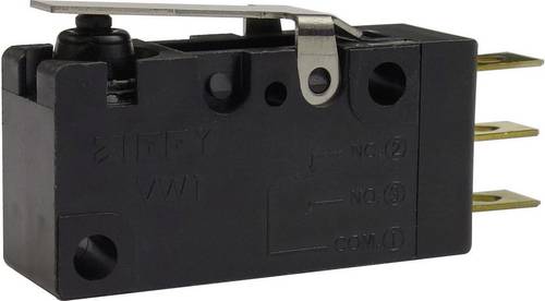 Zippy VW1-P1S1-01D3-Z Mikroschalter VW1-P1S1-01D3-Z 250 V/AC 0.1A 1 x Ein/(Ein) tastend