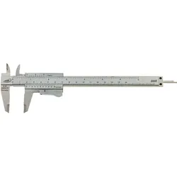 Helios Preisser, Messlehre, Messschieber mit Momentklemmung DIN 862 Messbereich 0-150 mm (15 cm)