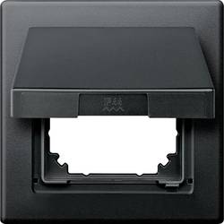 Merten Abdeckung Schutzkontakt-Steckdose mit Klappdeckel Anthrazit 478014 1 St.