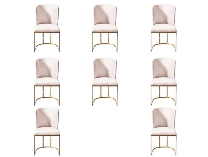 Xlmoebel Polsterstuhl Elegante gepolsterte Stühle für komfortable Esszimmerabende (8x Stühle), Hergestellt in Europa