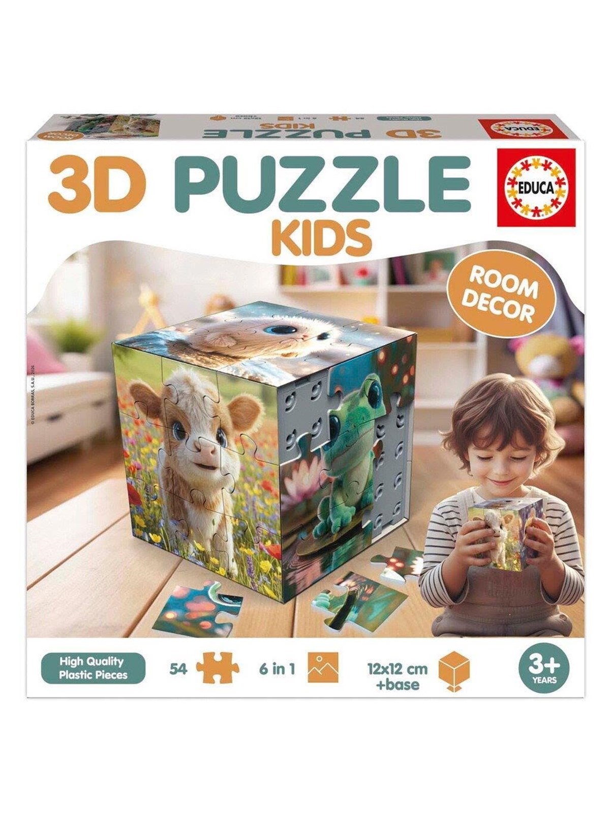 Educa 3D Puzzle Kids Baby Animals 3D Puzzle