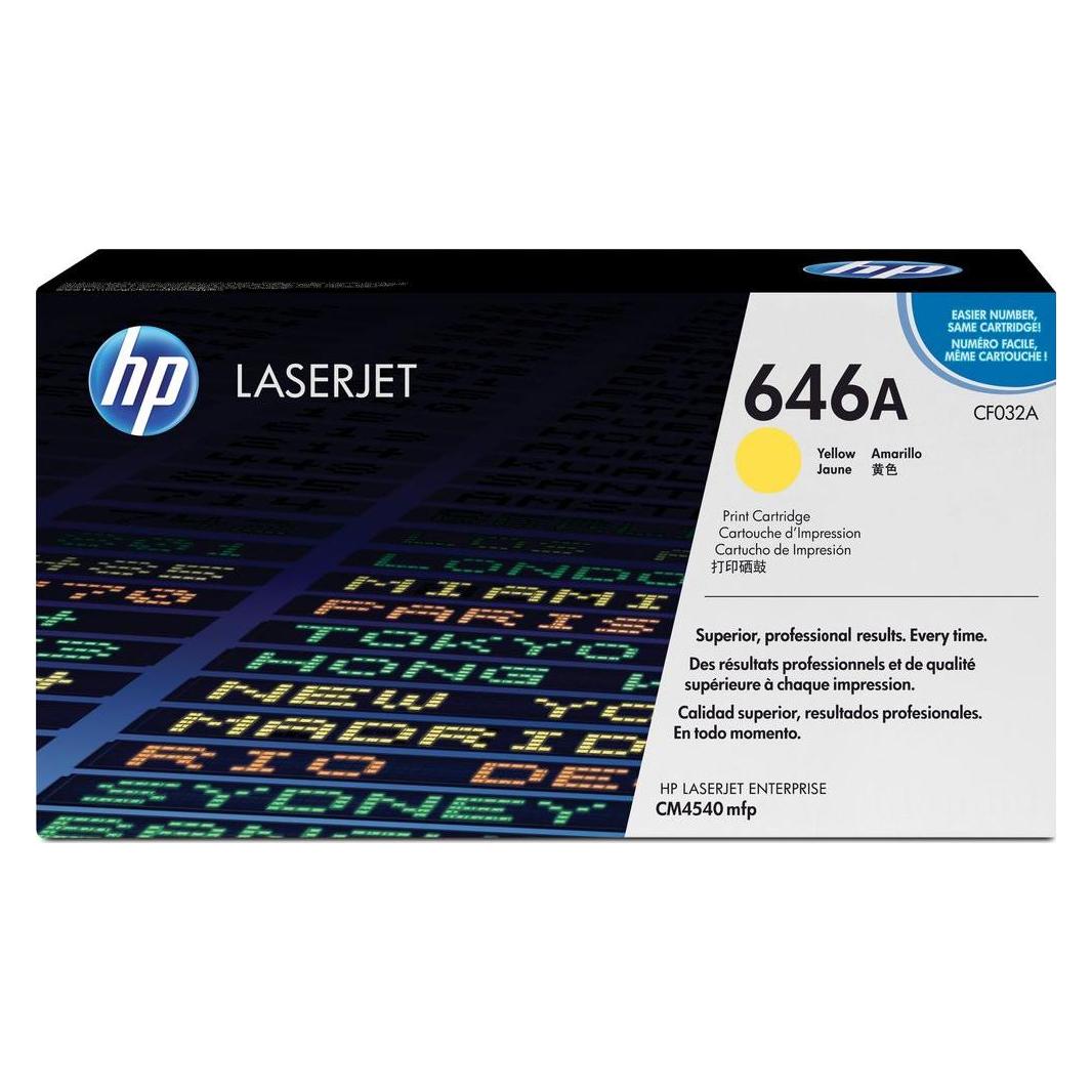 HP Cartridge No 646A HP646A 646A Yellow Gelb (CF032A) (Y) (CF032A)