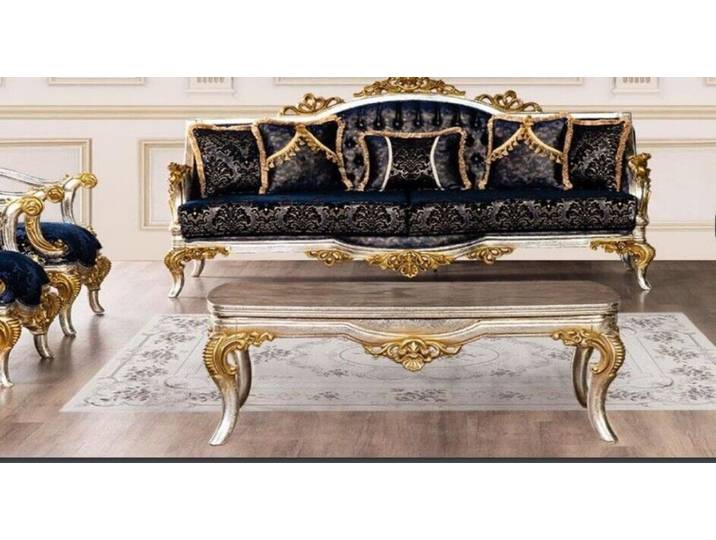 JVmoebel Couchtisch Beistelltisch im Barockstil aus Holz für Vintage-Interieurs (1-St), Made in Europa