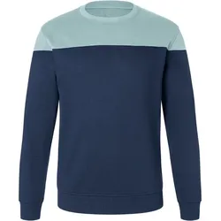 KÜBLER SHIRTS Sweatshirt dunkelblau/eisblau XL - 5222 6406-4844-XL - dunkelblau/eisblau
