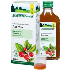 Schoenenberger Naturtrüber Fruchtsaft Acerola 200 ml