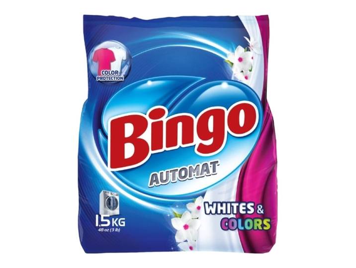Bingo Matic Waspoeder 1,5 kg (wit &amp; kleur)