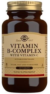 SOLGAR VITAMIN B-COMPLEX + C Kosttilskud 250 stk