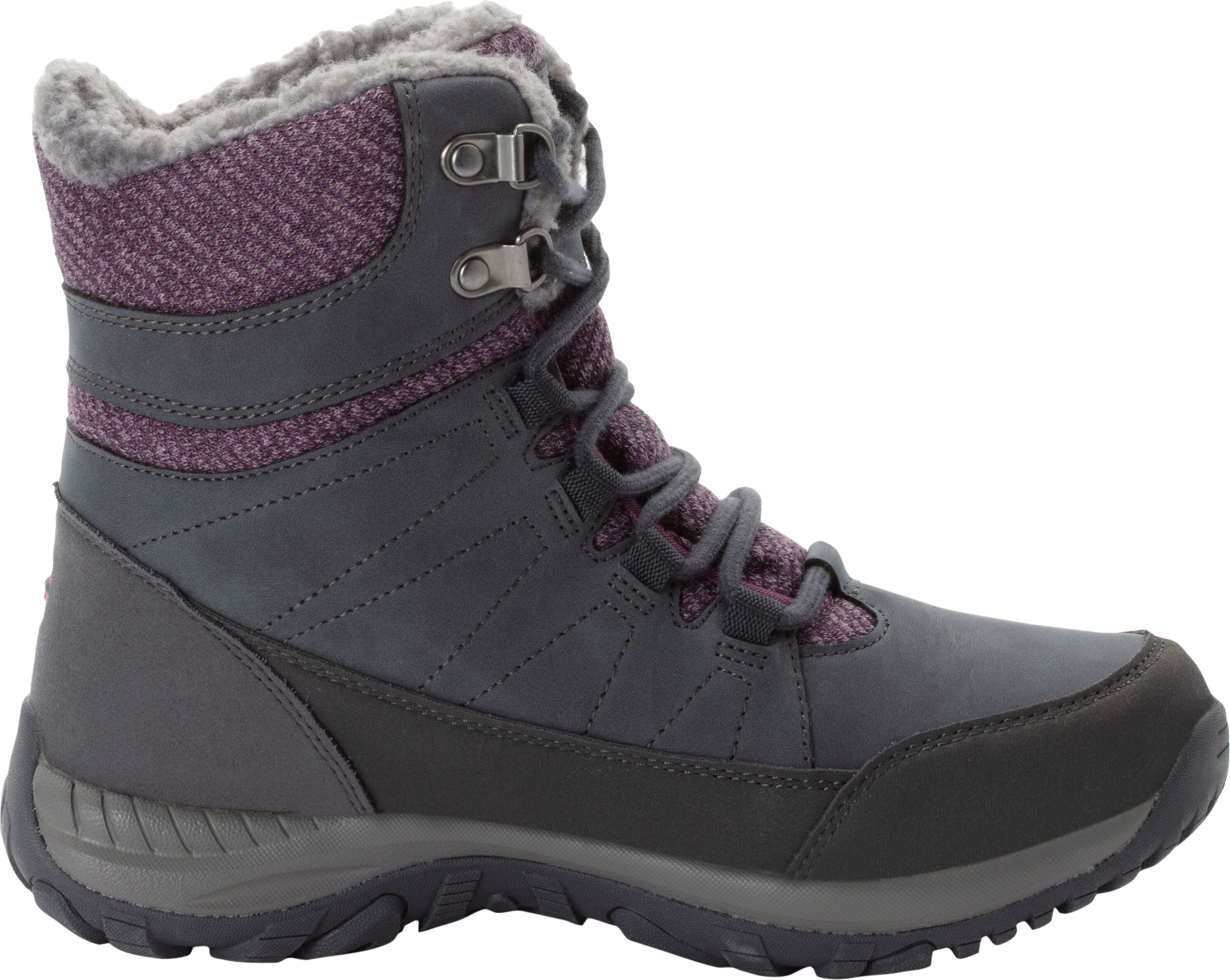 Winterstiefel HI-TEC "RIVA MID WP", Damen, Gr. 37, lila (lila, dk lila, dk pink), Synthetik, Textil, mehrfarbig, Schuhe Winterstiefel, Winterstiefel, Snowboots, Winterschuhe, wasserdicht & gefüttert lila, dk lila, dk pink 37