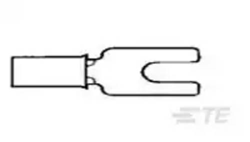 TE Connectivity 33221 Gabelkabelschuh Package