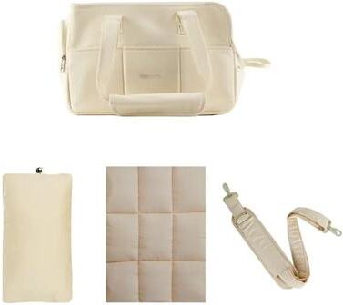 Uplifted Finds Portable Shoulder Handbag Dog Carrier For Small Dogs And Cats s beige Pillow Suit
