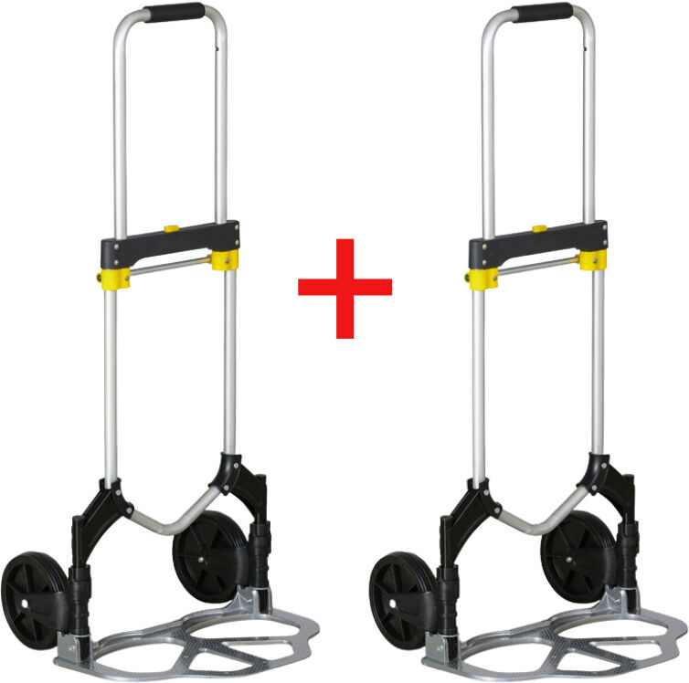 B2B Partner Sackkarre klappbar 1+1 GRATIS, Aluminium, 100 kg Traglast
