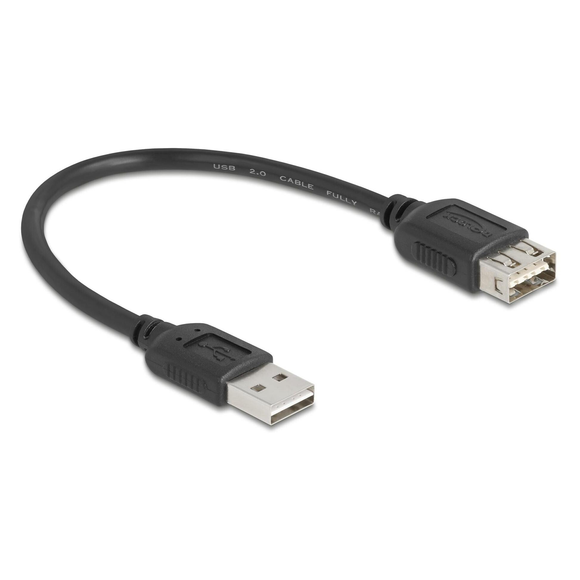 Delock USB A - USB A (0.20 m, USB 2.0) (81510)