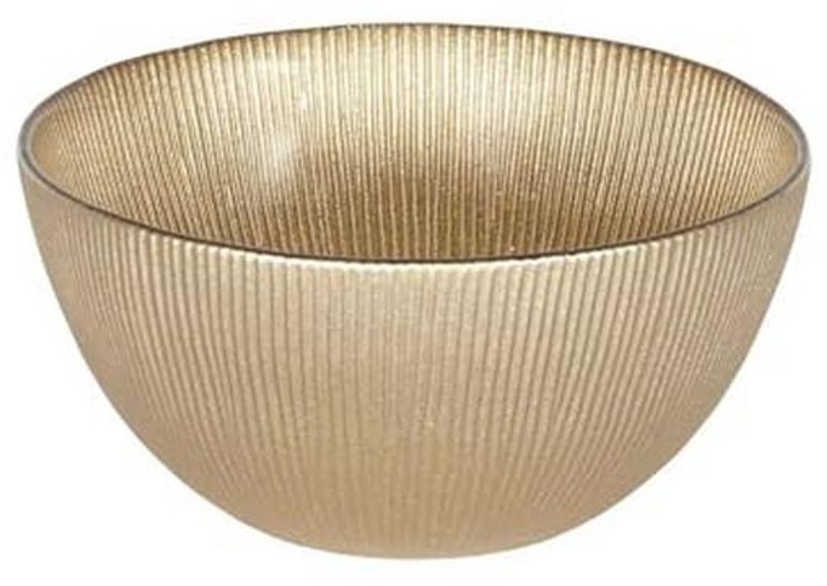 Home Deco Factory KA6134 Gouden Glazen Schaal, 70 cl