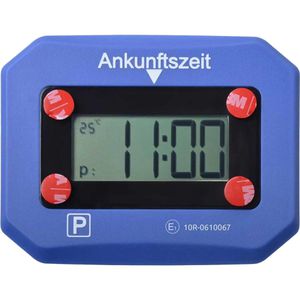 Filmer Parkscheibe 38040, elektronisch, mit Knopfzelle, mit Zulassung, blau