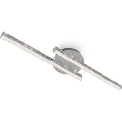 Briloner, Deckenleuchte, LED Wand- und Deckenleuchte, chrom, LED/10,5W (1200 lm)