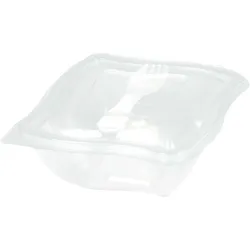 VEPATIM 20x Gourmet Box to go mit Gabel/Göffel 500ml PET klar