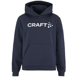 CRAFT Community 2.0 Logo Hoodie Damen 390000 - navy XS