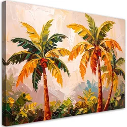 LEINWANDBILD Bäume Palmen Dschungel Natur 60x40cm