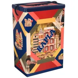 KAPLA® 200 Box Herbst 200 Holzplättchen in 4 Farben in einer stabilen Kartonbox