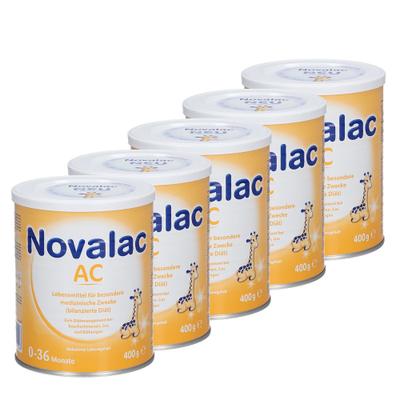 Novalac AC Spezialnahrung von Geburt an 5x400 g Pulver