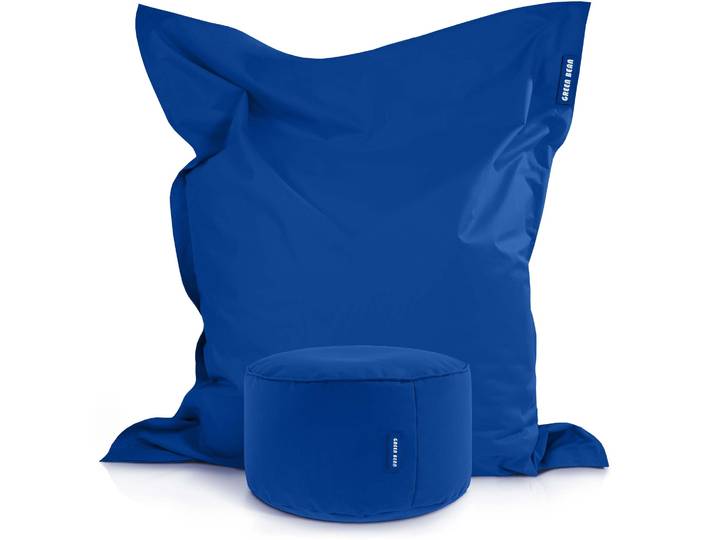 Square Riesensitzsack mit Pouf Stay - Blau