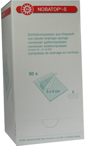 Nobatop S Kompressen 5x5 cm steril
