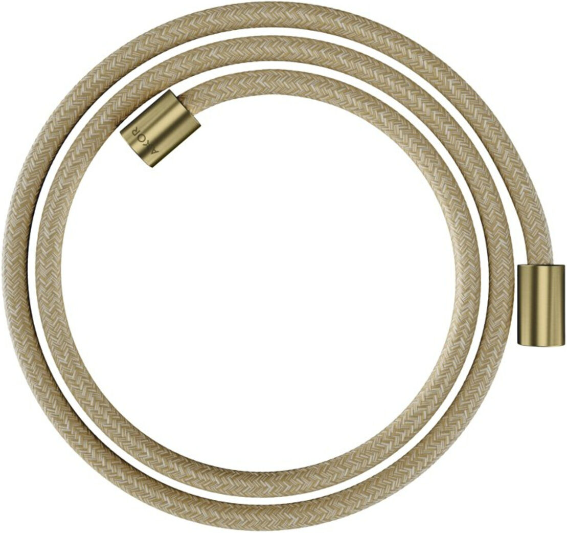 Hansgrohe Textilbrauseschlauch 1600mm, Mut. beids. zyl, brushed brass (28261950)