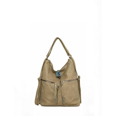 Handtasche BAGMORI "BAG mori Bag Bagmori Bag Bag", Damen, Gr. onesize, beige (mink), Obermaterial: 100% Polyethylen, Taschen Handtasche