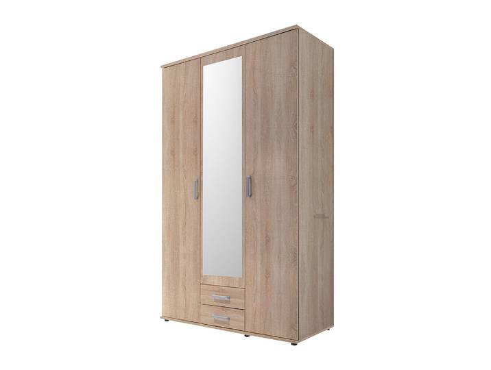 Kleiderschrank mit Spiegel - Sonoma Eiche - 120 cm - KARL
