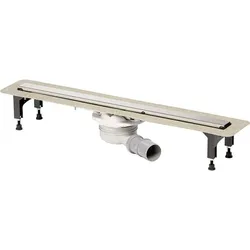 Viega Advantix Duschrinne 753177 900 mm, Edelstahl, mit Ablauf DN40 drehbar