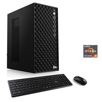 CSL PC "Mystic V24067", schwarz, Microsoft Windows 11 Home (64 Bit), 16 GB RAM 500 GB SSD, Desktop-PCs, PC