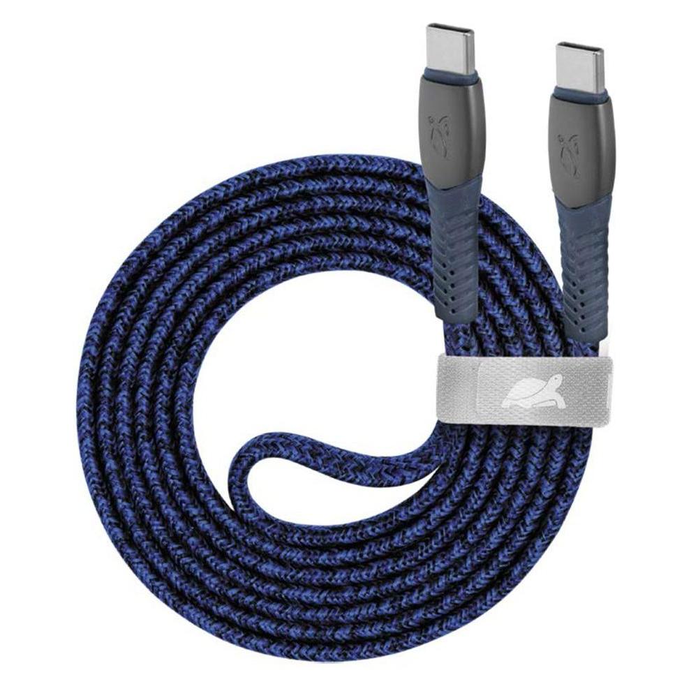 Rivacase CABLE USB-C TO USB-C /BLUE PS6105 BL12 (1.20 m, USB 2.0, 60 W) (PS6105BL12)