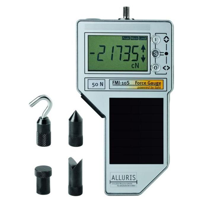 Alluris FMI-S10 Digitales Kraftmessgerät (Solar) (Kraftmessgerät) (FMI-S10C5)