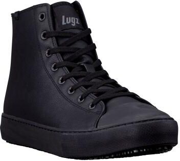 Lugz Stagger Hi Slip Resistant (Men's) Casual Shoes in Black, Size 11.5 D, Leather