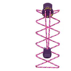 Lock Laces Unisex Lock Laces Trail pink