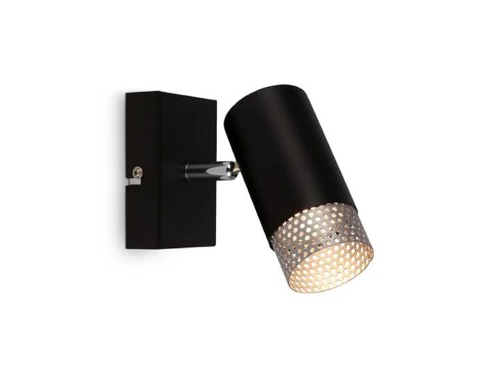 BRILONER - Lampe de lecture\, Applique intérieure\, Lampe\, Abat-jour Grille\, Applique intérieure\, Pivotante\, Lampe de salon\, Noir-chrome