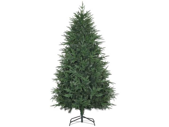 HOMCOM Künstlicher Weihnachtsbaum 180 cm inkl. Klappbar Metallständer