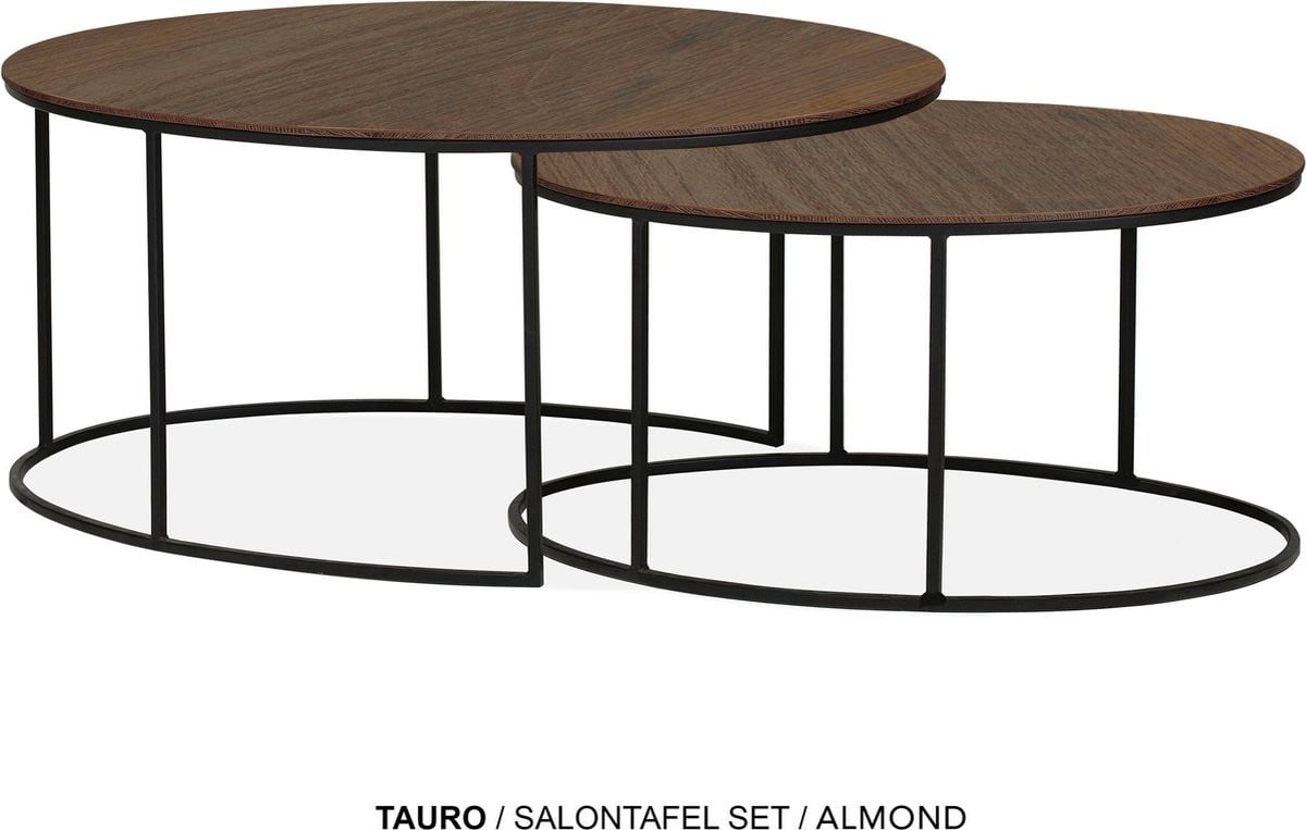 Maxfurn Set ovale salontafel - Almond