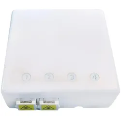 EFB FTTH-BOX-IN-6 FTTH Box für 4 Kupplungen SC-S oder LC-D 80x80 mit Kabelführung, Crimpversion FTTHBOXIN6