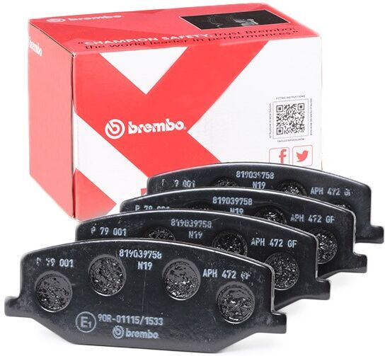 BREMBO P 79 001 Brake pad set