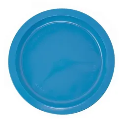 MONOUSO - Plastikteller PS Wiederverwendbar Flach Dunkelblau Ø22cm (300 Stück)